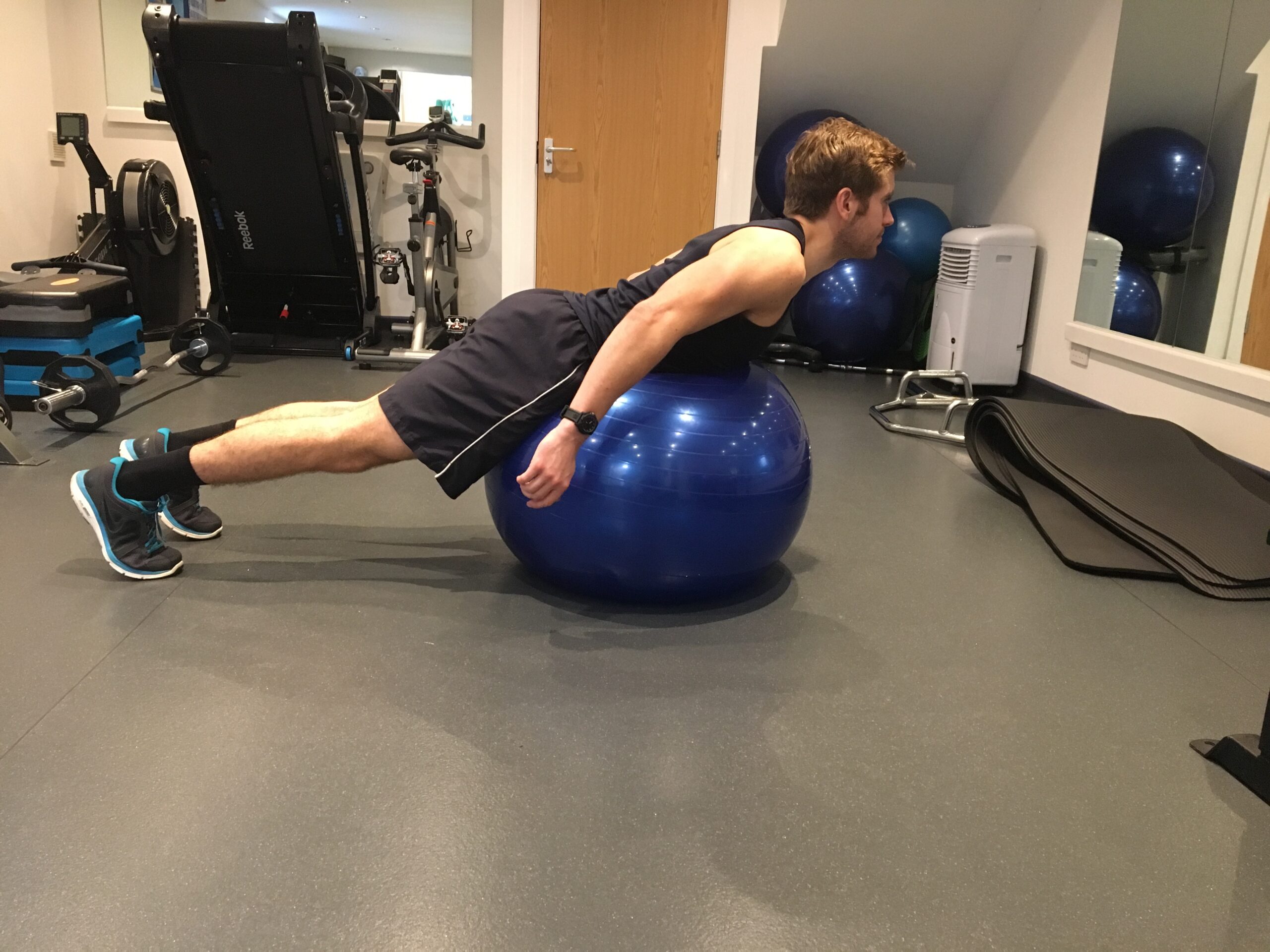 Gym Ball Back Extension G4 Physiotherapy & Fitness